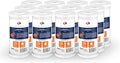 Aquaboon 5 Micron 10x4.5 Carbon Block Water Filters Whole House CTO Water Filter Replacement Cartridge Compatible with FXHTC, CB-BB-10, EP-BB, 12-Pack