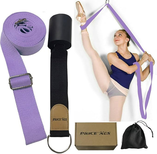 Door Flexibility & Stretching Leg Strap - Great for Ballet Cheer Dance Gymnastics or ANY Sport Leg Stretcher Door Flexibility Trainer Premium stretching equipment-FlexoryFit