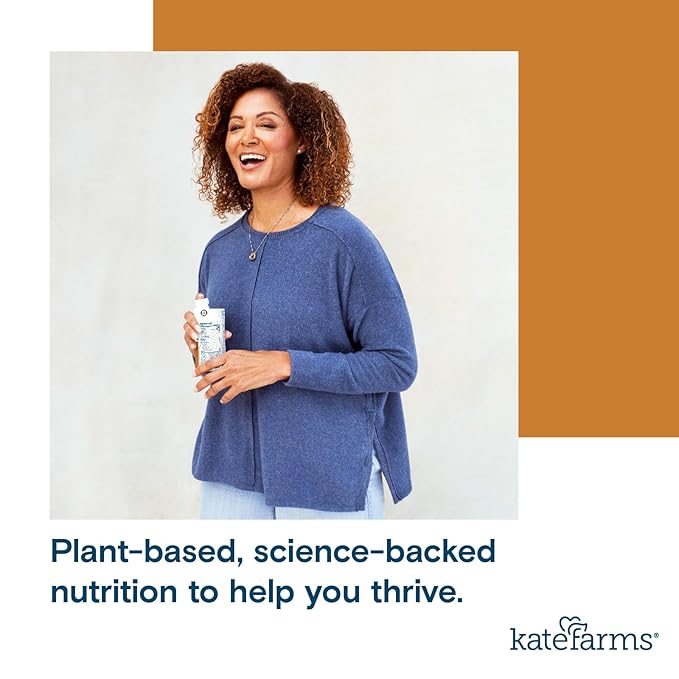 KATE FARMS Organic Nutrition Shake, Coffee, 16g protein, 27 Vitamins and Minerals, Protein Meal Replacement Drink, Protein Shake, 11 oz (12 Pack)-FlexoryFit