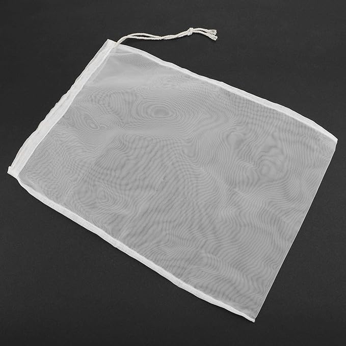Yosoo 100 Mesh Wine Filter Bag, Reuseable Home Brew Beer Making, Used in Fermentation, Jam and Jam Making, Kefir and Wine Making(20x30cm)