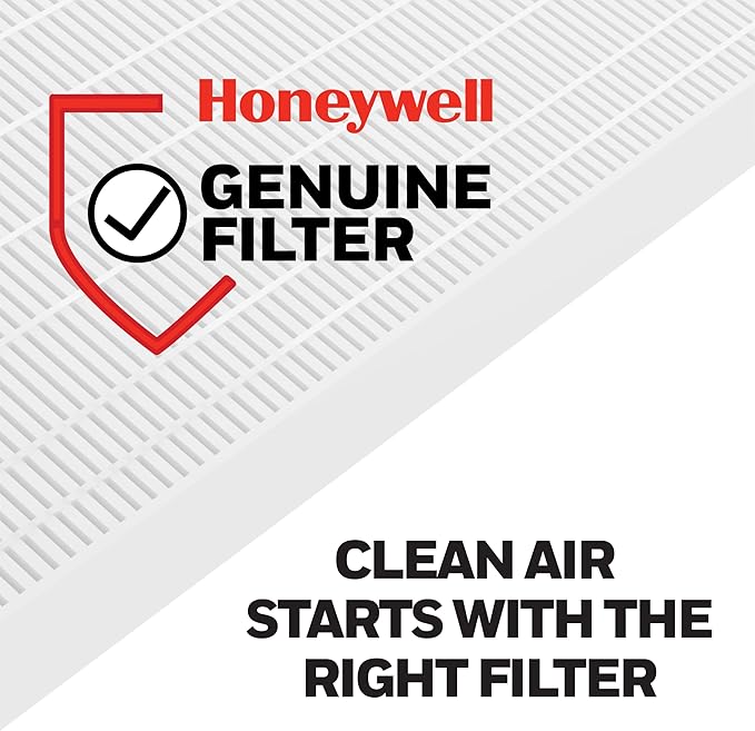 Honeywell HEPA Air Purifier Filter R, 1-Pack for HPA 100/200/300 and 5000 Series - Airborne Allergen Air Filter Targets Wildfire/Smoke, Pollen, Pet Dander, and Dust