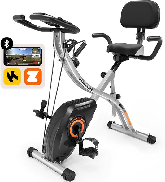 YOSUDA Folding Exercise Bike - Foldable Stationary Bike for Home Gym Workout-FlexoryFit