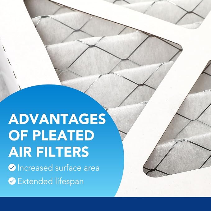 LotFancy 14x20x1 Air Filter MERV 13 4-Pack, Electrostatic Pleated HVAC Furnace - Image 3