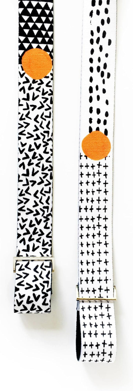 Yune Yoga Bowie Yoga Strap – 68" 100% Cotton Stretching & Carrying Strap with Metal D-Ring – Yoga Accessory for Pilates, Flexibility & Home Practice-FlexoryFit