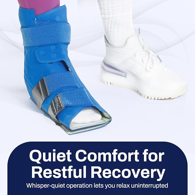 Ice Box - Advanced Cooling Ice Therapy Machine with Ankle Wrap - Ankle Ice Pack Wrap for Targeted Pain Relief, Post Injury/Surgery Recovery, and More-FlexoryFit