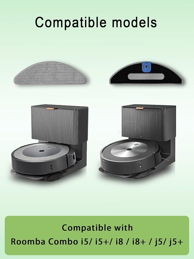 Vacuum Replacement Parts for iRobot Roomba Combo i3, j5+ Models, 1 Set Rubber - Image 2