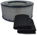 PUREBURG 21500 Replacement True HEPA Filter Set Compatible with Honeywell 50150 51500 61500 11500(EV-15) 18150 11520 17200 Series Air Purifiers