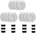 12 Pack Cat Water Fountain Filters with Sponges for 67oz/2l Pet Fountain Replacement Filter Compatible with AONBOY,iPettie & Wonder Creature NEUCOMBBT