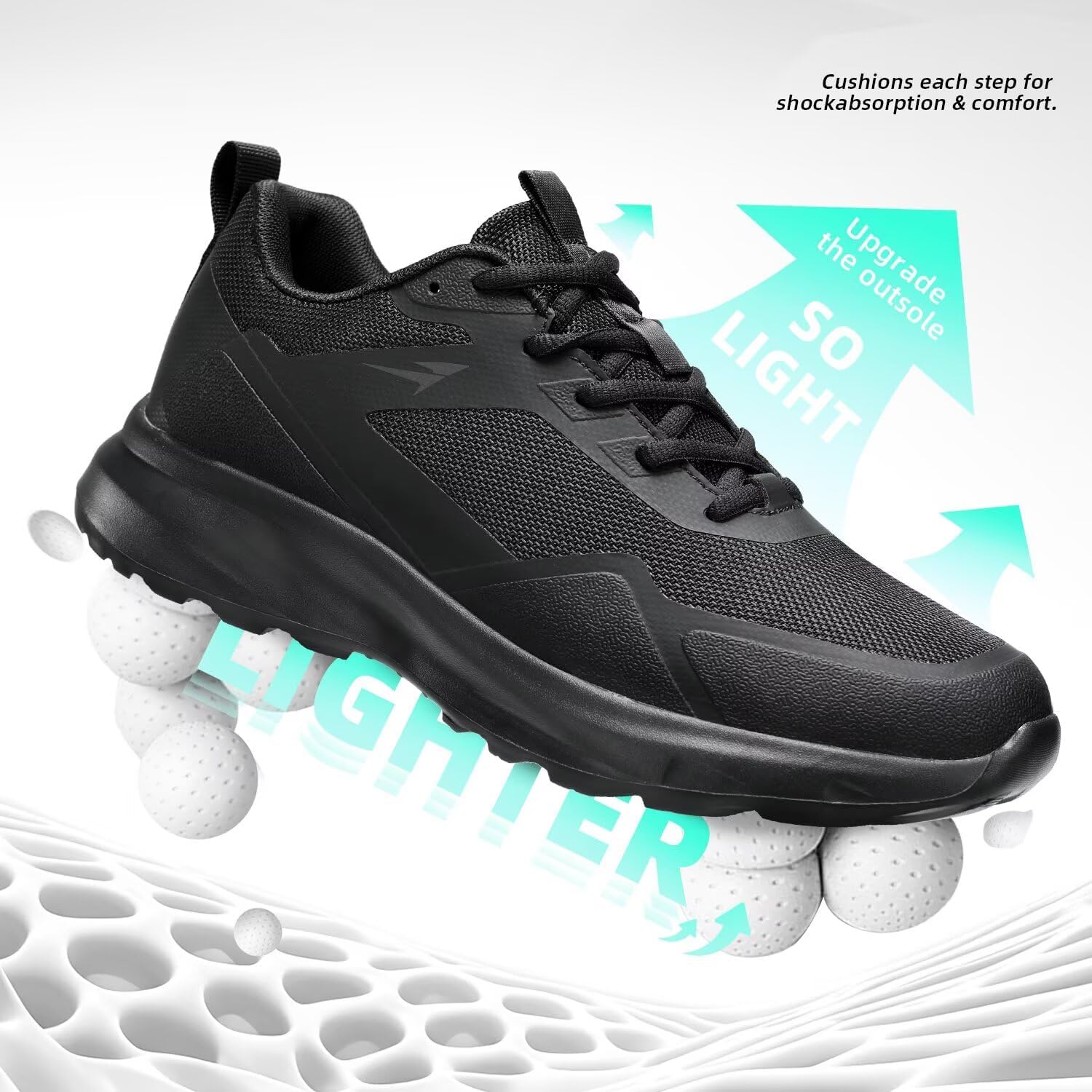 Mens Trail Running Shoes Fashion Walking Hiking Non Slip Sneakers Tennis Cross Training Outdoor Casual Workout Trainers