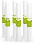 5 Micron Whole House Water Filter Cartridge, Sediment Filters for Well Water, Universal Replacement for Any 20 inch Silm Housings - 20" x 2.5" Cartridges - Pack of 6