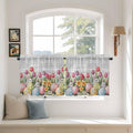 Easter Kitchen Tier Curtains 24 Inch Long 2 Panel Set, Rod Pocket Cafe Small by Unknown