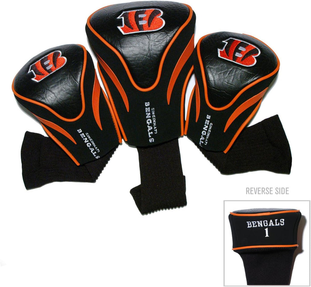 Team Golf NFL Numbered 1, 3, & X, Fits Oversized Drivers, Utility, Rescue & Fairway Clubs, Velour Lined for Extra Club Protection