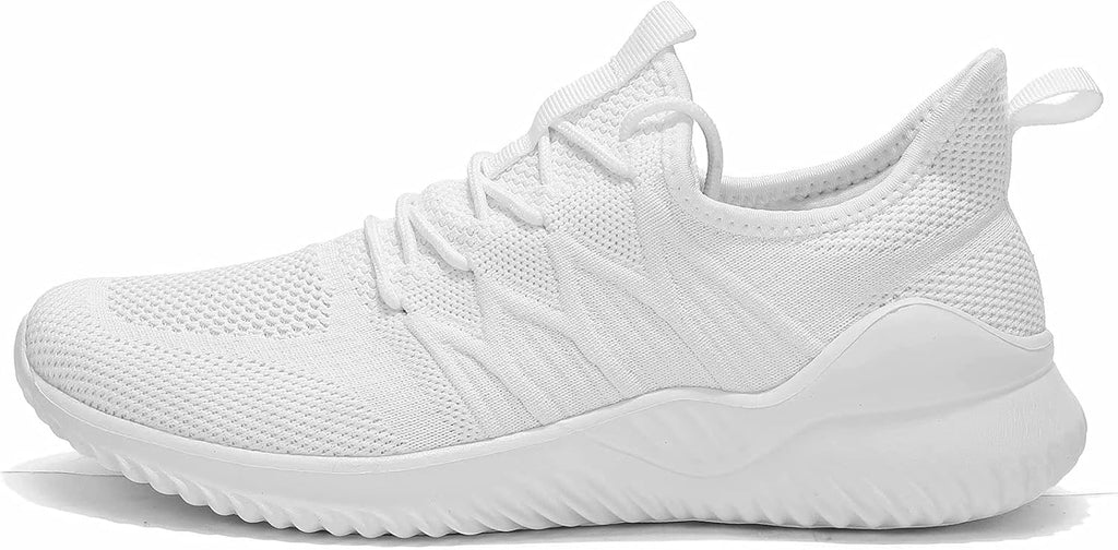 Mens Running Shoes Slip-on Walking Sneakers Lightweight Breathable Casual Soft Sole Trainers