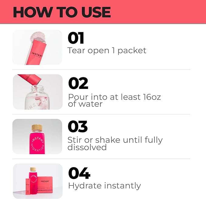 Instant Hydration Electrolytes Powder Packets - Raspberry Electrolyte Drink Mix - Zero Sugar - Keto, Vegan, Gluten-Free, Non-GMO - Boost Recovery, Brain Health, Muscle & Tissue Support- 30 Sticks-FlexoryFit