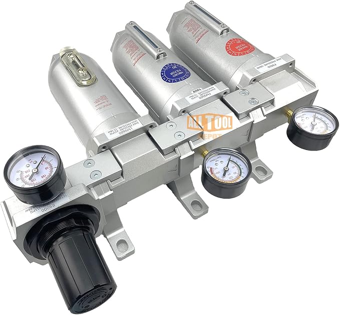 1" NPT SUPER DUTY Industrial Grade 4 Stages Filter Coalescing Desiccant Dryer - Image 4