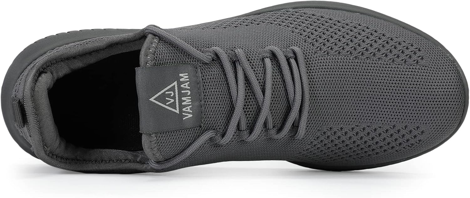 VAMJAM Men's Running Shoes Ultra Lightweight Breathable Walking Shoes Non Slip Athletic Fashion Sneakers Mesh Workout Casual Sports Shoes