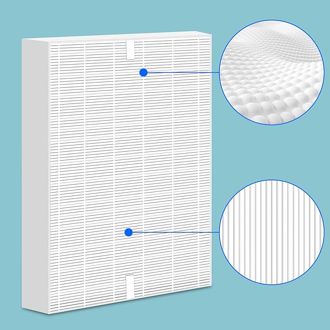 6 Pack Replacement Filters for Honeywell HPA300 HPA200 HPA100 Air Purifiers - Compatible with HPA300 HPA090 HPA250 Series - Filter R HRF-R3 HRF-R2 HRF-R1 - Honeywell Air Purifier Filter Kit