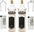 1222 Replacement Cartridge Compatible with moen One-Handle PosiTemp Faucets, Replacement Compatible with moen 1222 Shower Valve Cartridge,Metals & Plastics-2 Pack