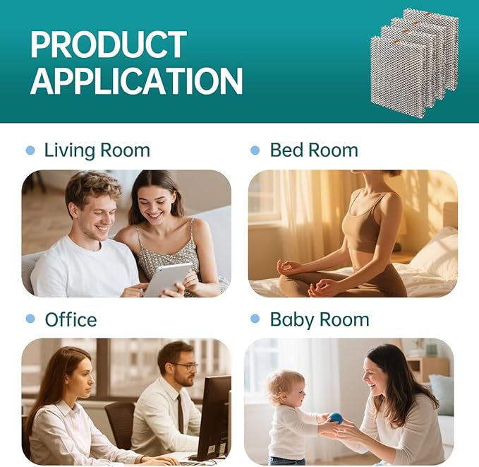 35 GA35 Replacement Humidifier Water Panel Evaporator Compatible with Aprilaire H635EZ1A 4839 Kit Filter or 560 568 600 700 760 768 350 360 10" x 13" x 1.75" 4-Pack
