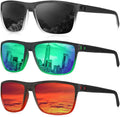 KALIYADI Polarized Sunglasses for Men, Lightweight Sun Glasses with UV Protection for Driving Fishing Golf