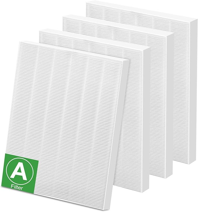 True High Efficiency C535 Replacement 115115 Filter A Compatible with Winix PlasmaWave C535, 5300-2, 6300-2, 5300, 6300, P300, AM90, 9000, 5000, 5000B, C909, 9800, 4 x Filters