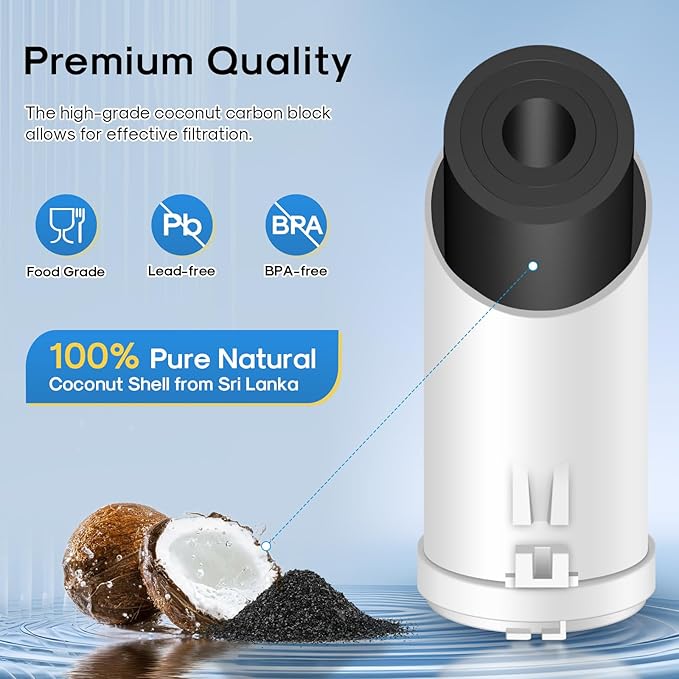 EDR3RXD1 Compatible with Everydrop® Filter 3, 4396841, 4396710, Kenmore 46-9083,46-9030, 9030, 9083, KAD3RXD1, WHR3RXD1 Refrigerator Water Filter, 2PACK
