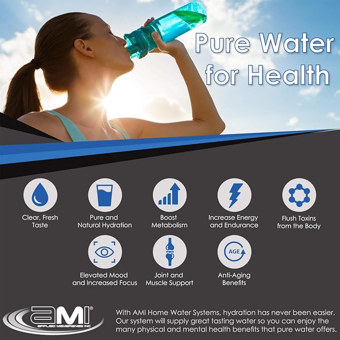 APPLIED MEMBRANES INC. 4.5" x 20" Carbon Water Filter | Whole House or - Image 8