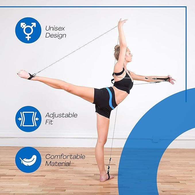 TYE4® and TYE4X™ - Pilates Wearable Resistance/Assistance; Total Body Exercise; Core Strengthening, Portable, Home Gym, Pilates, Yoga, Barre, Posture, Stretching, Balance-FlexoryFit