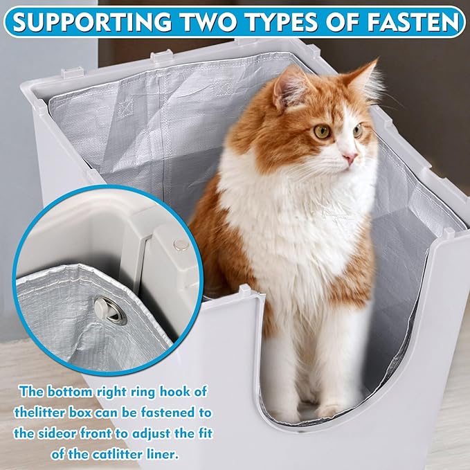 Liner F Compatible with Modkat Flip Litter Box - Reusable Liners for Flip Litter Box - Liner F for Cat Litter Box (3 Pack)