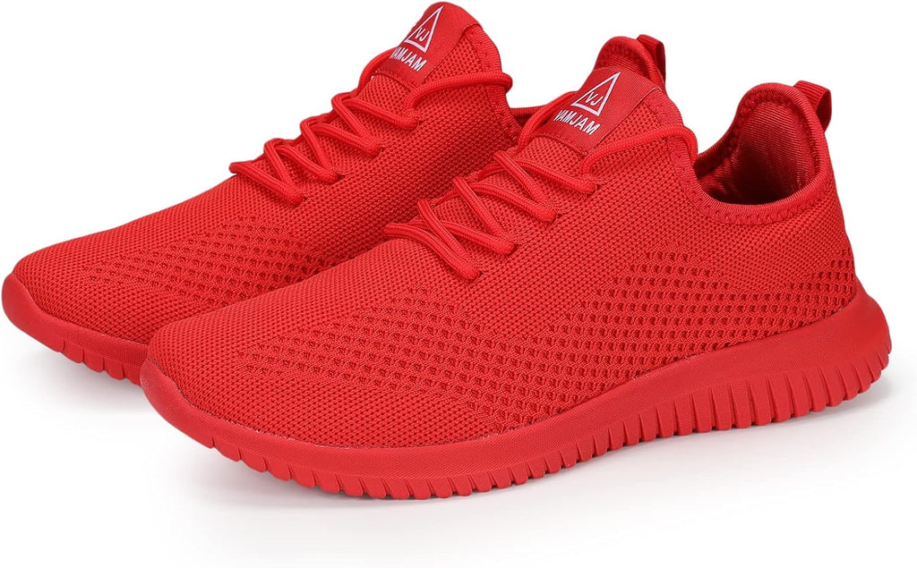 VAMJAM Men's Running Shoes Ultra Lightweight Breathable Walking Shoes Non Slip Athletic Fashion Sneakers Mesh Workout Casual Sports Shoes