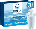 Brita Plus Water Filter, BPA-Free, High-Density Replacement Filter for Pitchers and Dispensers, Reduces 2x Contaminants*, Lasts Two Months or 40 Gallons, Includes 3 Filters