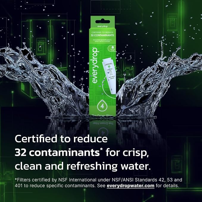 everydrop® by Whirlpool Ice and Water Refrigerator Filter 4, Single-Pack - Image 2