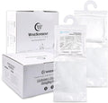 500 Gram Moisture Absorber Hanging Bags 3 Pack - 17.6 oz Fragrance-Free Large Dehumidifier for Closet, Bathroom, Bedroom – Double Leak-Proof Design & Dual-Sided Absorption