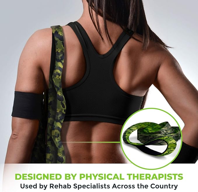 Gradient Fitness Stretching Strap for Physical Therapy, 12 Multi-Loop Stretch Strap 1.5" W x 8' L, Neoprene Handles, Physical Therapy Equipment, Yoga Straps for Stretching, Leg Stretcher.-FlexoryFit