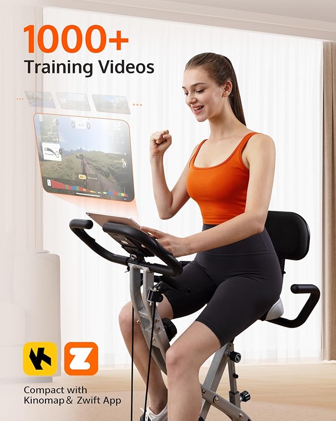 YOSUDA Folding Exercise Bike - Foldable Stationary Bike for Home Gym Workout-FlexoryFit
