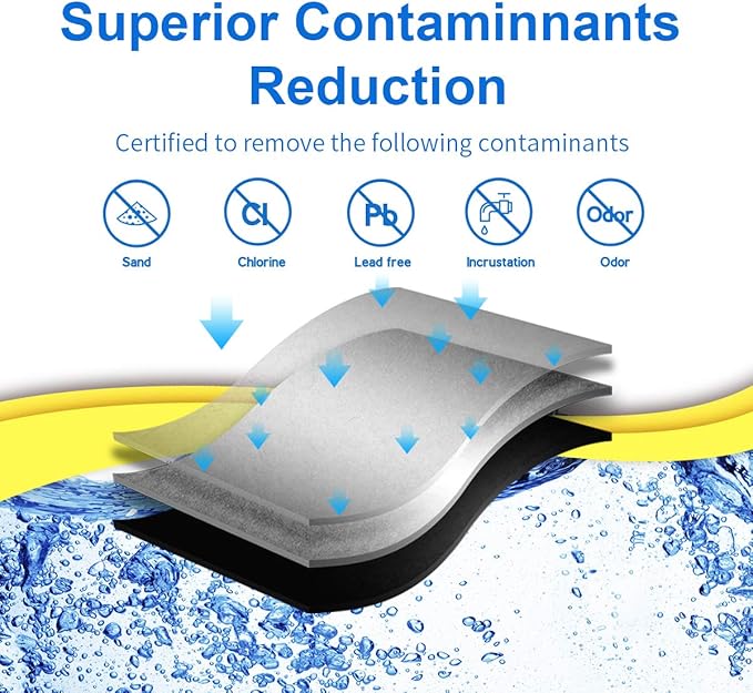4396508 Refrigerator Water Filter Replacement for Whirlpool EDR5RXD1, 4396510, KitchenAid 4392857, EveryDrop FILTER 5, Kenmore 9010, NL240 LC400V WF285 R-9010 WF-NL300 WSW-1, RWF0500A, 3PACK