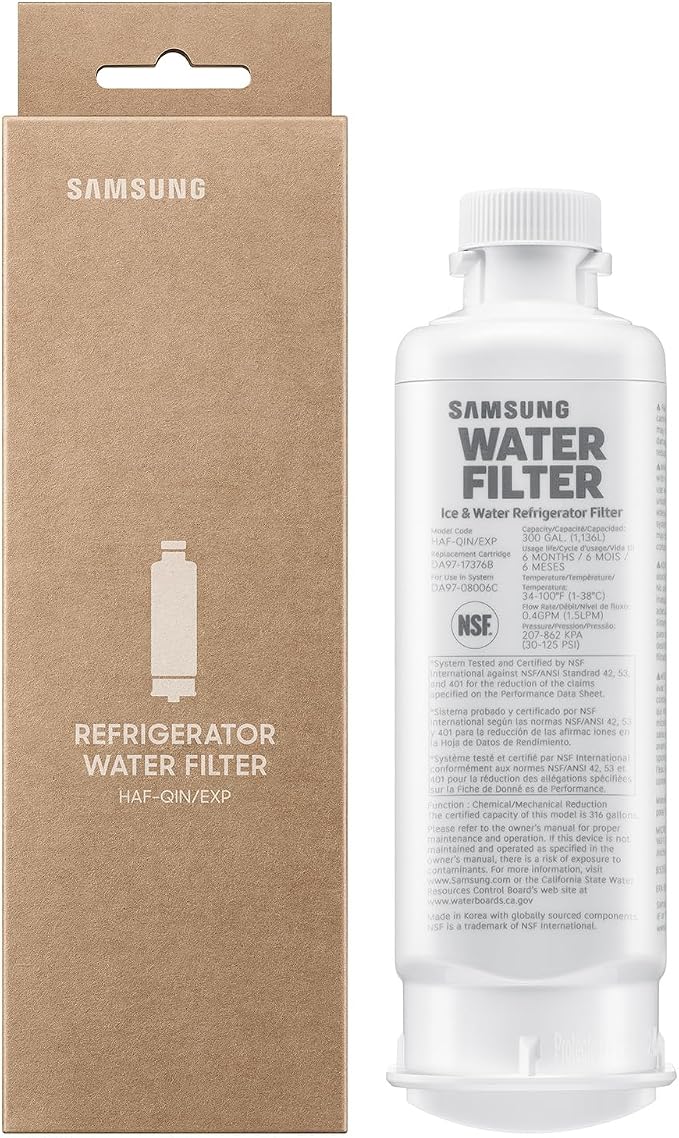 Samsung HAF-QIN/EXP Genuine Refrigerator Water Filter, 6-Month Life, Easy - Image 9