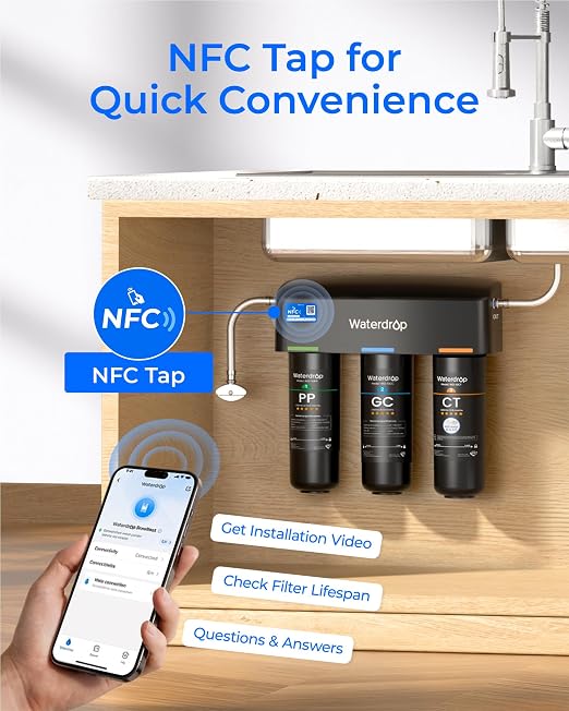 Waterdrop TSA 8 Layer Under Sink Water Filter System, Under Sink Water - Image 8