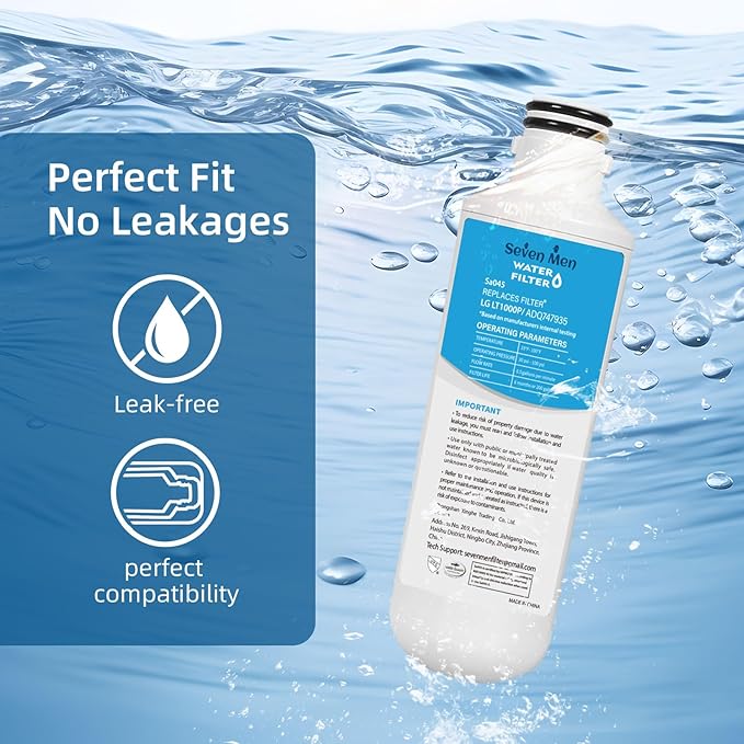 Adq747935 Water Filter for L&G Lt1000p/pc, LfxS26973s, LmxS28626s, LmwS27626s, LfxS28596s, Adq74793501, 3Pack