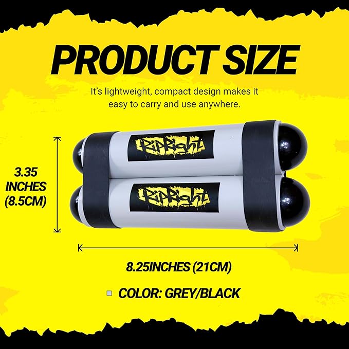 Premium RipStick Pillz, Workout Equipment for Joint Rehab, Shoulder Strength, Resistance Training, and Muscle Building, with 6 Adjustable Resistance Bands-FlexoryFit
