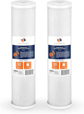 Aquaboon Carbon Water Filter Replacement - 5 Micron Water Filter 20 x 4.5 inch - Whole House CTO Carbon Block Water Filter Cartridge Compatible with FC25B, EPM-20BB, CB-BB-20, 155783-43, 2 Pack