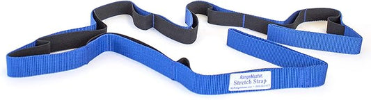 RangeMaster Stretch Strap with Exercise Guide│ Versatile Multi-Loop Strap Perfect for Yoga, Pilates, and Physical Therapy │ Portable │ Helps Improve Flexibility-FlexoryFit