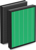 400/400S Filter Replacement Compatible with Coway AIRMEGA Max2 400 400S 400(G) 400S(G) Air Purifier, Max2 HEPA Green and Activated Carbon Filter Set, AP-2015-FP, 1 Set