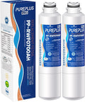 PUREPLUS DA29-00020B NSF/ANSI 53&42 Certified Replacement for SAMSUNG Fridge RF28HFEDTSR, RF263BEAESG, RF263BEAESR AA, HAF-CIN/EXP, RF28HMEDBSR/AA, RWF0700A Refrigerator Water Filter, 2PACK
