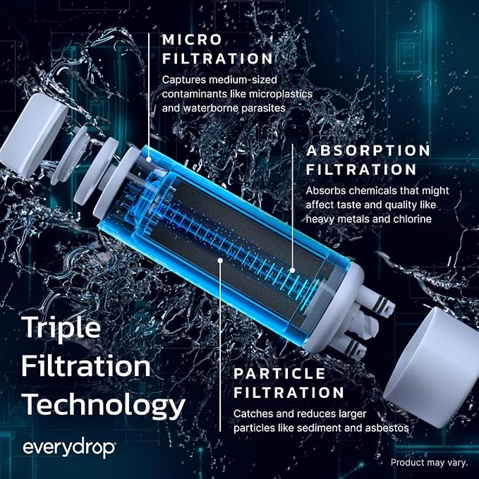 everydrop by Whirlpool Ice and Water Refrigerator Filter 3, Single-Pack - Image 3