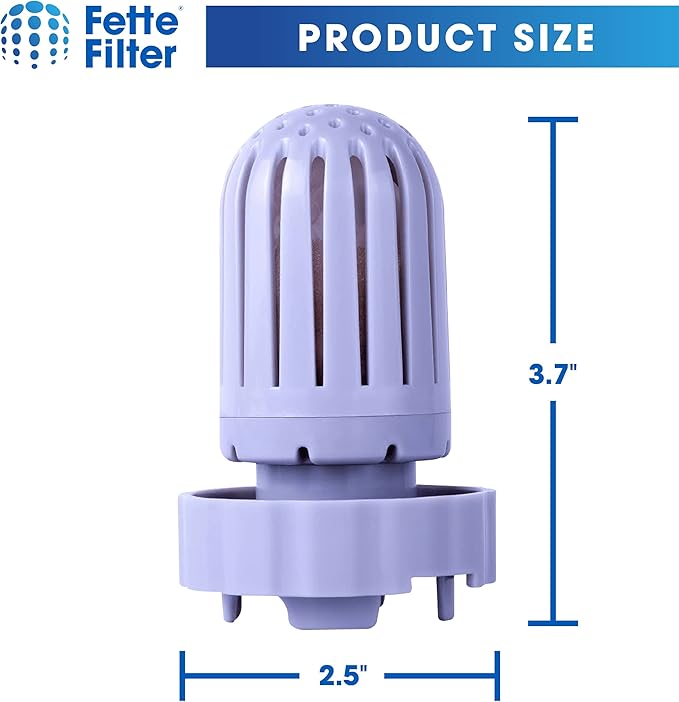 Fette Filter - 4 Pack Premium Humidifier Demineralization Cartridge Filters Compatible with Air Innovations HUMIDIF Humidifier, Demineralization Cartridge Filters Silver