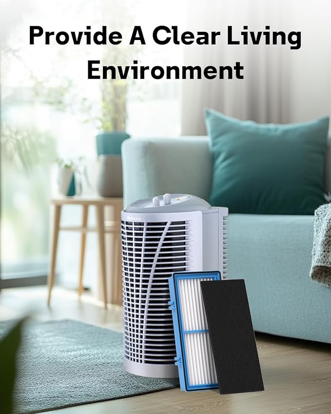 Aer1 Filter Replacement for Holmes Air Purifiers, 2 True HEPA Filters + 4 Carbon Booster Filters, HAPF30AT