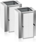 2 Pack 50 Air Filter Replacement Compatible with 50 Air Purifier, 3 in 1 Filtration with Pre-filter, True HEPA H13 and Activated Carbon Filter for Home