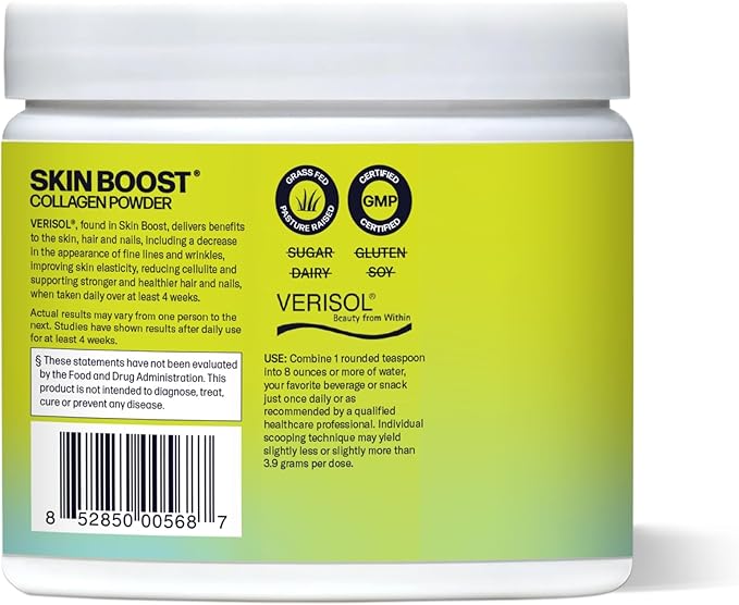 Hydrolyzed Collagen Powder - Sparkle Skin Boost (Tropical Coconut Pineapple) [50-Serves] Verisol Collagen Hydrolysate Protein Powder Vitamin C Paleo Non-GMO Gluten Free Beauty Supplement Drink-FlexoryFit