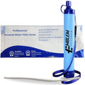 Portable Water Filter for Emergencies, Hiking, Camping, Travel, and Disaster Preparation (1 Pack)